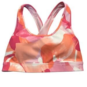 Ideology Floating Petals Medium Impact Sports Bra XS